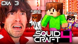 SQUID CRAFT 4 dia 3 | POV DEL GANADOR........ (este titulo lo escribí antes de saber como termina)